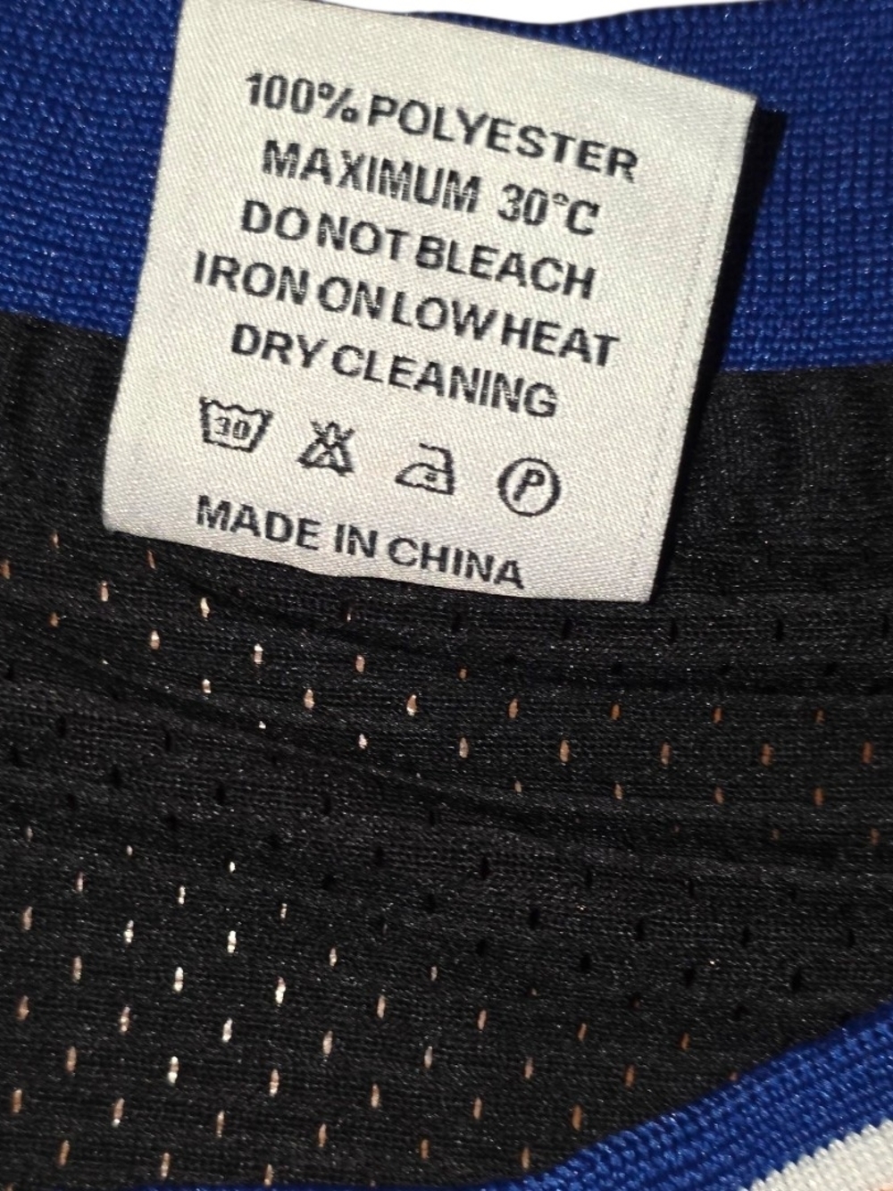 Tune Squad Michael Jordan 23 Space Jam Basketball Jersey Black Blue Adult Medium - Picture 4 of 6